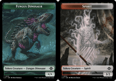 Fungus Dinosaur (0012) // Spirit (0014) Double-Sided Token - Foil